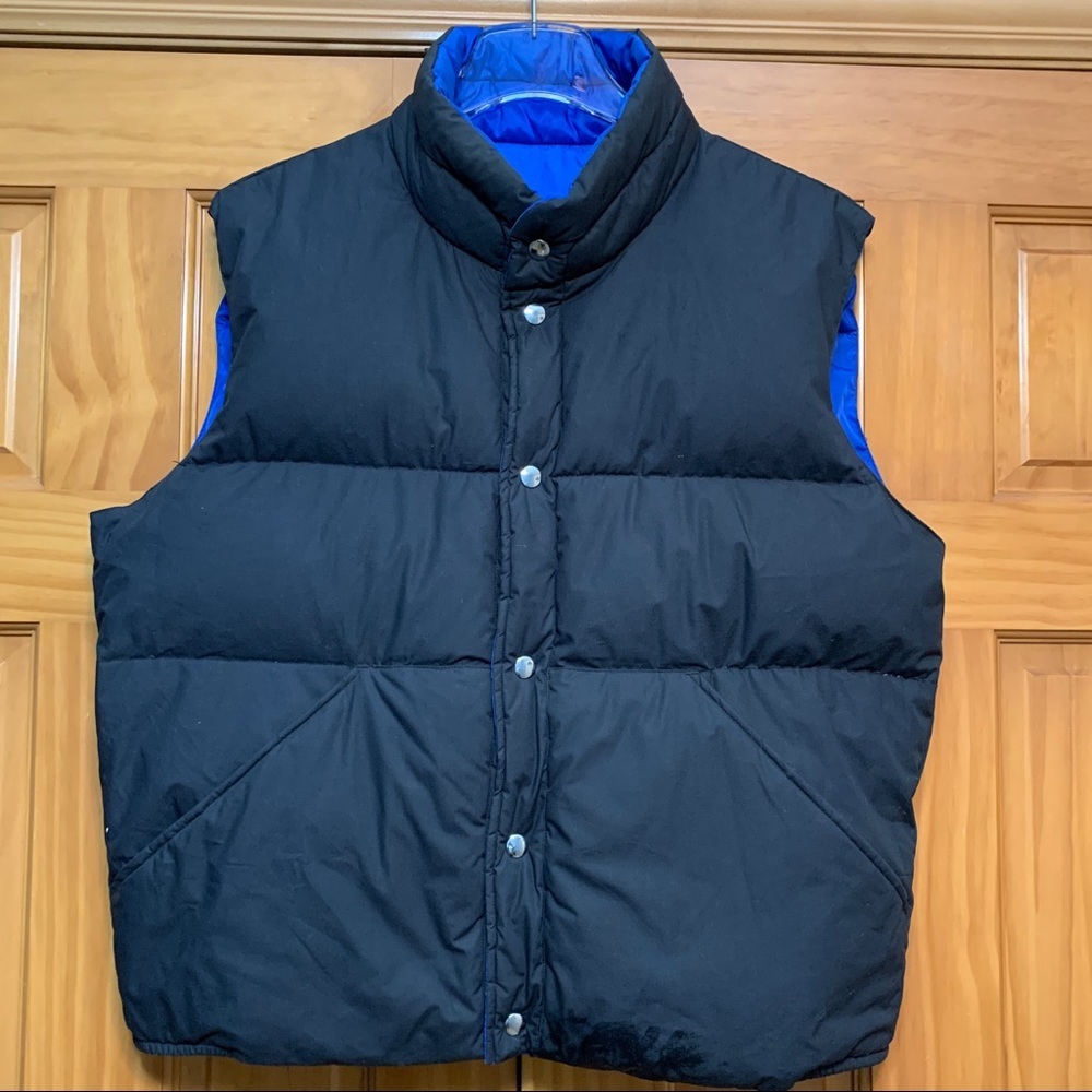 Herman’s Reversible Men’s Down Puffer Vest Large
